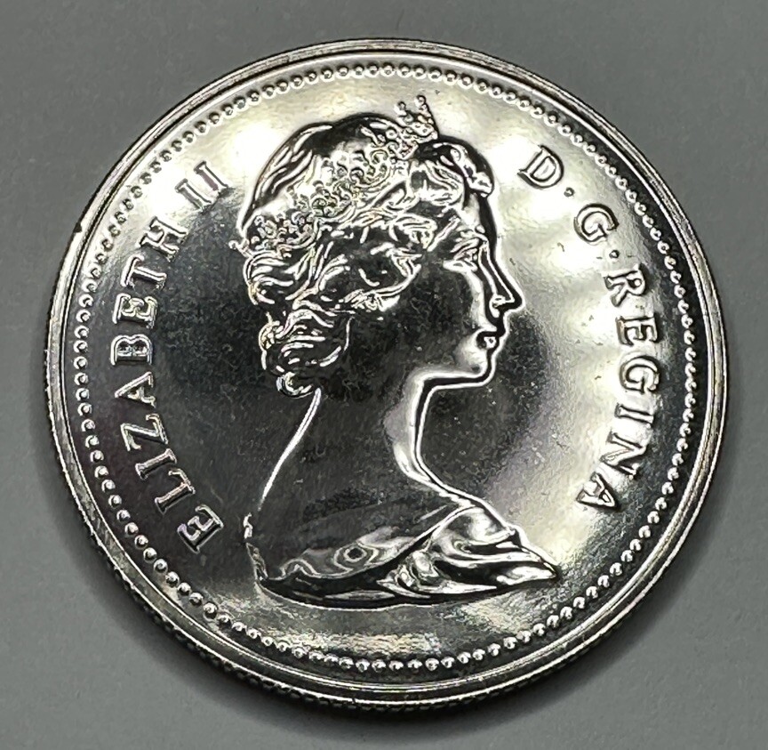 1981 Canadian Dollar Proof Like Coin from Mint Set. Uncirculated