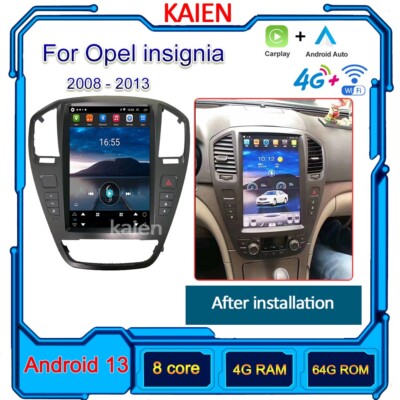 12.8'' Car Radio For Opel Insignia 2008-2013 Android 13 Auto GPS Navig