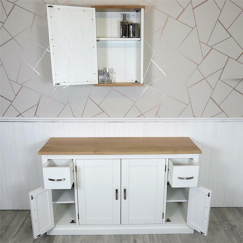 White Painted Bathroom Furniture | Bathroom Storage Cabinet | Storage - Picture 4 of 7