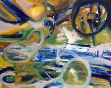 SENNEN COVE LANDS END NIGEL WATERS ACRYLIC SEASCAPE OIL PAINTING SIGNED