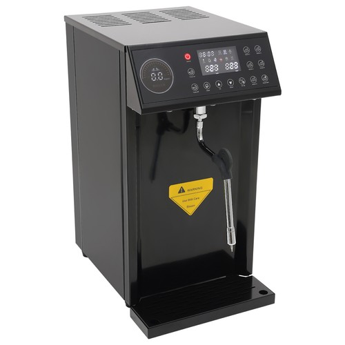 8L Gewerblicher Milchaufschäumer Dampfgarer Vollautomatisch Kochend Wasser Aufschäummaschine - Bild 26 von 43