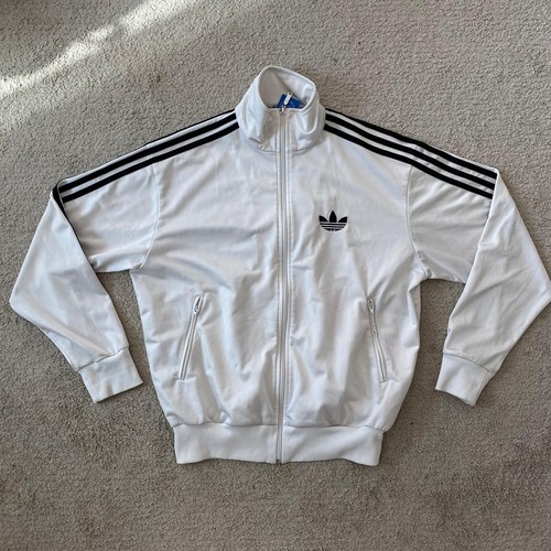 Adidas Originals Firebird Trainingsjacke Jacke weiß Gr. XL Retro Vintage TIP TOP