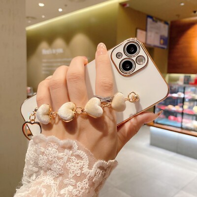 For iPhone 15 Pro Max 14 Plus 13 12 11 Fashion Shockproof Phone Case With Strap