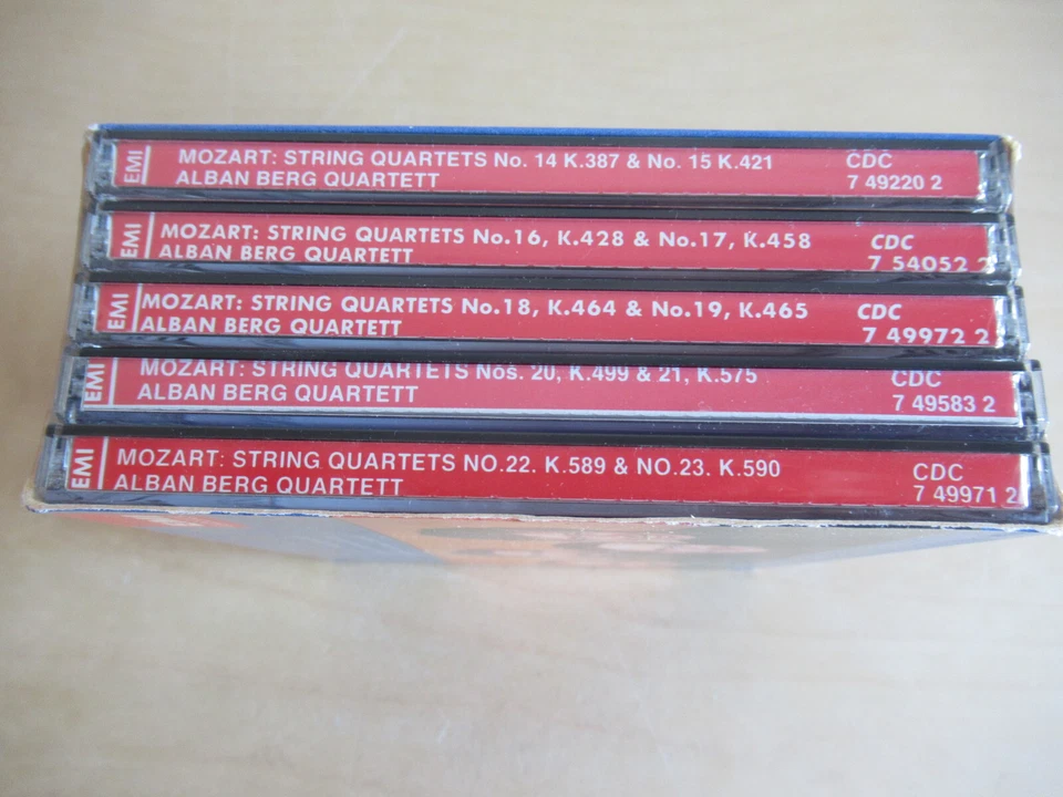 Mozart-Die 10 Großen Streichquartette-Alban Berg Quartett-5er Emi CD Box-CD´s NM - Bild 3 von 4
