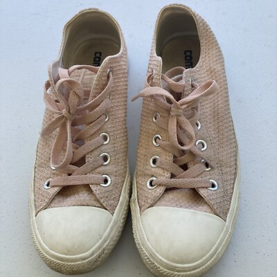 Converse All-Star 560300F Women's Pink Textured Lo-Cut Lace