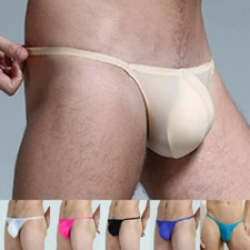 Male Briefs Comfortable Jockstrap Underpants Thong Tangas Briefs G-String