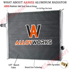 4-Row Aluminum Radiator For 1997-2006 98 99 Kenworth T2000 Heavy Duty