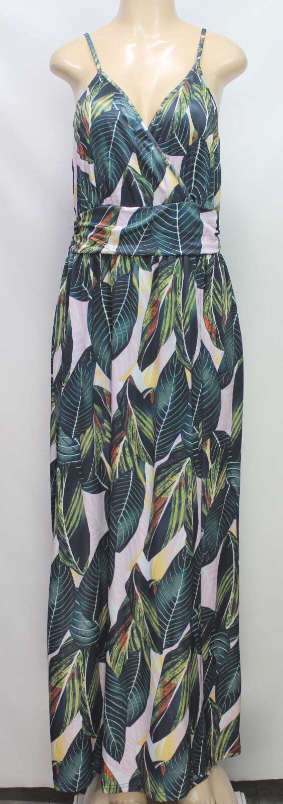 Ouges Women's Summer Maxi Dress Floral Spaghetti … - image 2