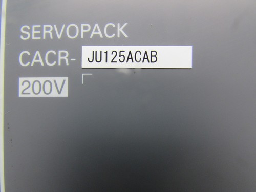 YASKAWA CACR-JU125ACAB , SERVOPACK , 125 Amp, GOOD TAKEOUT! MAKE OFFER! - Picture 3 of 10
