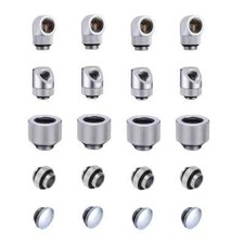 Shyrrik 20pcs Hard Tube Plug Fitting For OD14mm Pipe Copper Adapter Connector