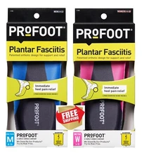 Profoot Plantar Fasciitis Immediate heel pain relief Orthotic design for Support