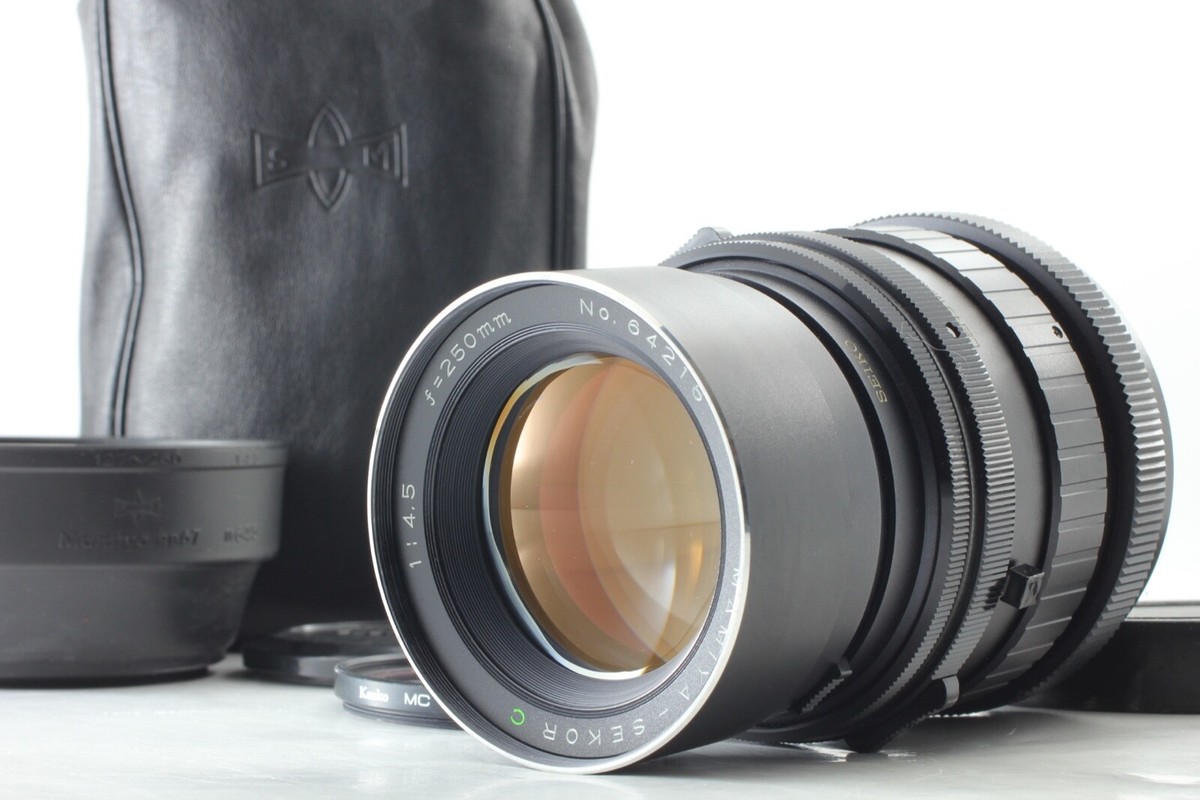 Exc+5 w/Case 】Mamiya Sekor C 250mm F/4.5 MF Lens for RB67