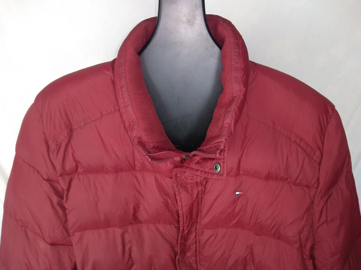 Tommy hilfiger 2025 maroon jacket