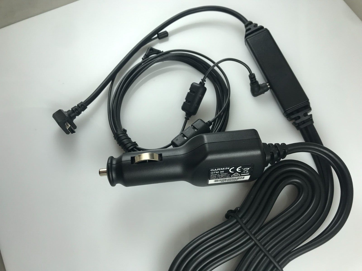 Original Garmin GTM 36 Traffic Receiver car charger + Antenna