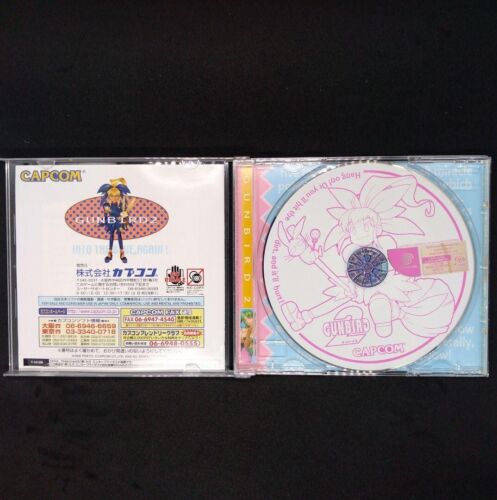 DreamCast DC Gunbird 2 Shooter Video game software Japanese ver. Capcom USED - Picture 3 of 13