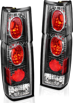 Black Clear for 1986-1997 Nissan Hardbody D21 Pickup Brake Rear