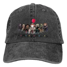 Classic Horror Movie Characters Snapback Cap Hat