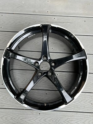 Advanti Racing Denaro 19  Wheel, 19x8.5 5x112, Audi Wheel, Black Milled Finish