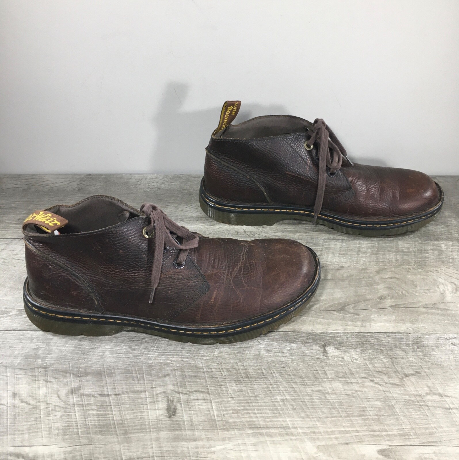 Dr. Martens Sussex Bear Track Leather Industrial Mens Boots UK 10 US 11 Doc