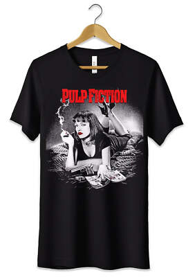 T-Shirt Maglietta Pulp Fiction Uma Thurman Tshirt Film Famosi