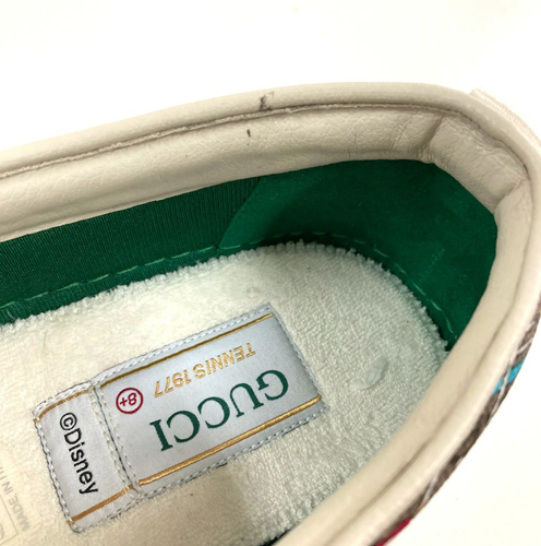 Chaussures baskets GUCCI Disney DISNEY Donald Duck GG toile à enfiler beige de JP - Photo 11/13