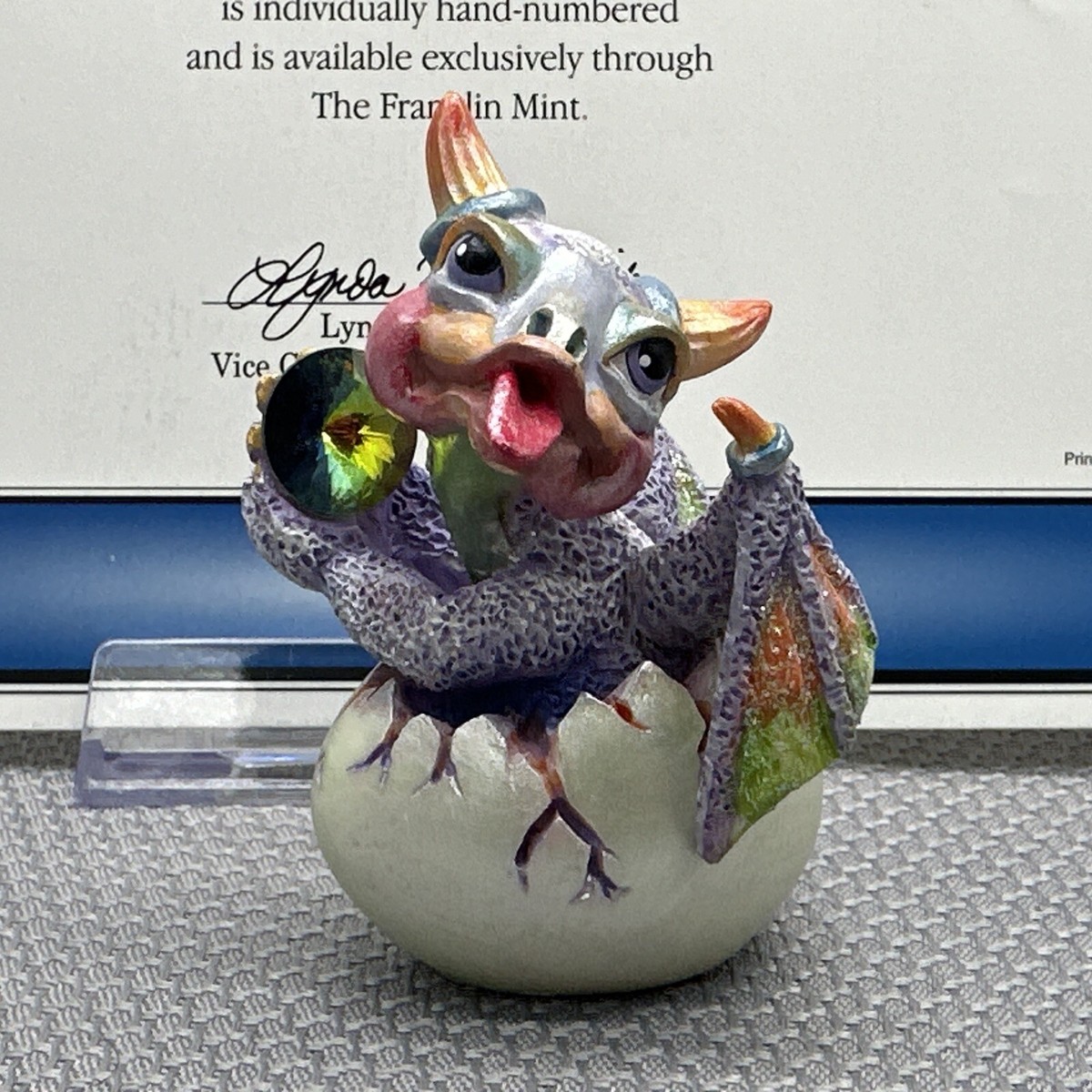 FRANKLIN MINT LIMITED EDITION MOOD DRAGON 