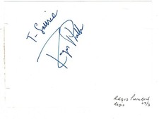 Regis Philbin Live With Host Autographed Signed Album Page AMCo COA 4636