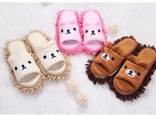 Lovely Lazy Slippers Couple Cleaning Shoes Mop Floor Wipe Refill Pads Washable