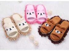 Lovely Lazy Slippers Couple Cleaning Shoes Mop Floor Wipe Refill Pads Washable
