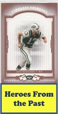 2004 Donruss Classics Timeless Tributes Red #111 Don Maynard #/100 052-C
