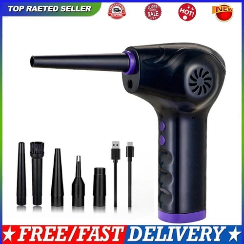 Keyboard Cleaner Rechargeable Portable Air Blower 60000RPM for Computer Keyboard