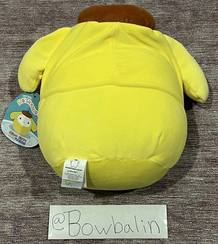Squishmallow Hello Kitty as Pompompurin 8” Plush w Removable Hoodie, Ships Fast - Picture 2 of 4