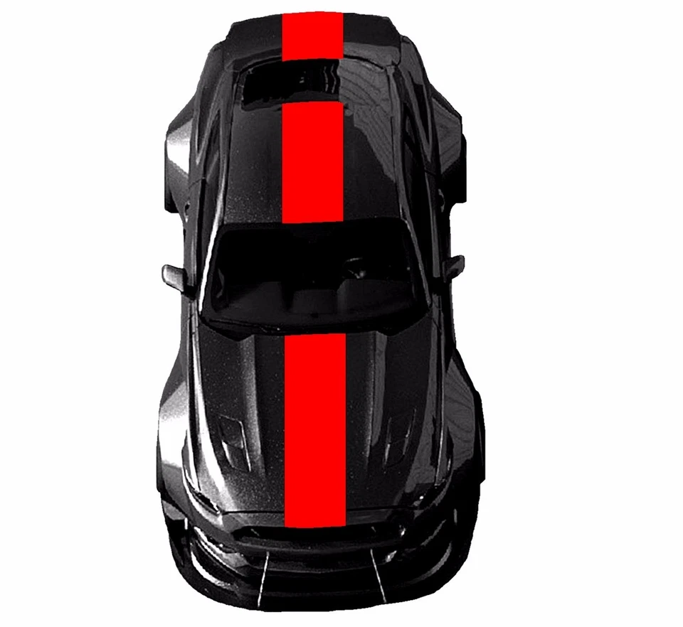 Se adapta a Ford Mustang Shelby Rally RACING STRIPES 16" calcomanía de vinilo única gráficos Foto 4 de 4