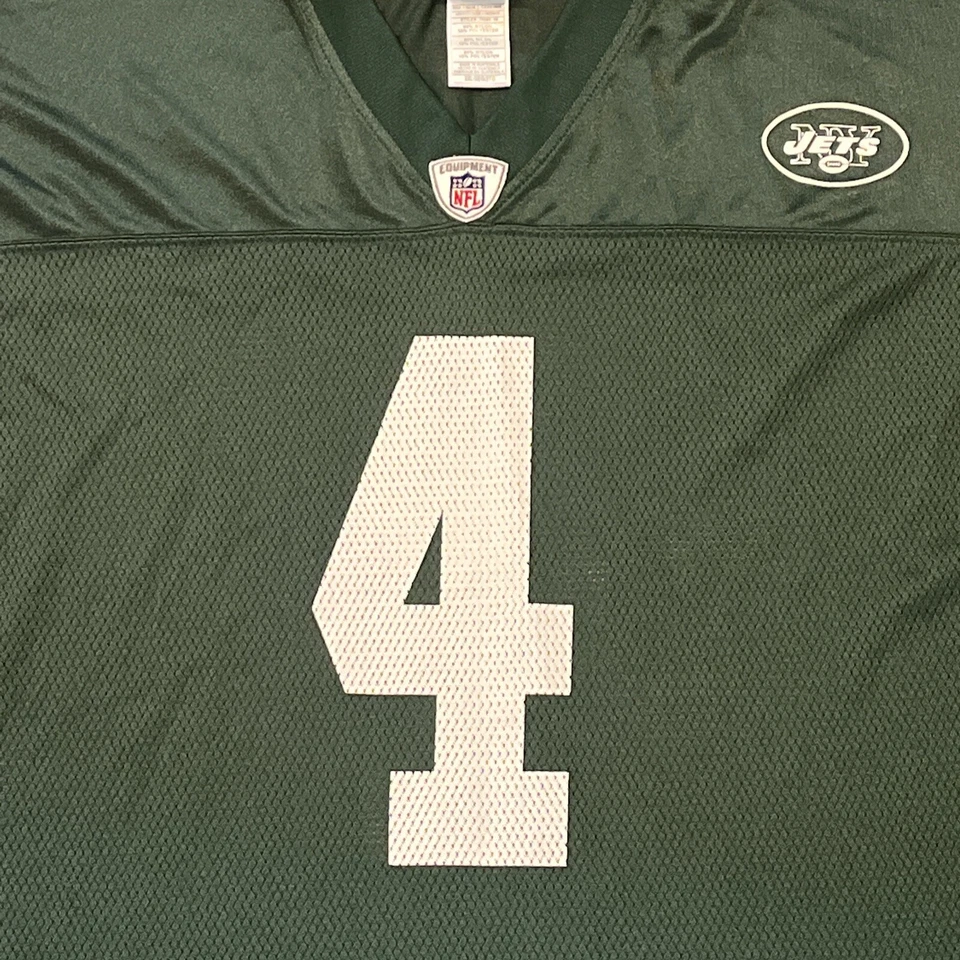 Camiseta New York Jets Favre 2XL verde Reebok Foto 4 de 4
