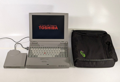 Toshiba Satellite Pro 490CDT; Pentium II 233MHz 32 MB RAM dead HDD; tested works