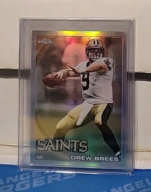 2010 Topps Chrome Drew Brees Refractor #C220 Saints