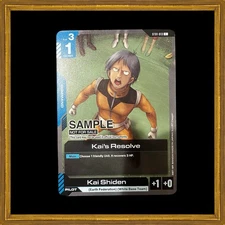Kai's Resolve - ST01-013 Beta NM - Gundam TCG Card Game