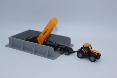 Fahrsilo 1:87 grau für Landschaft oder Diorama H0 NEU  Farmer
