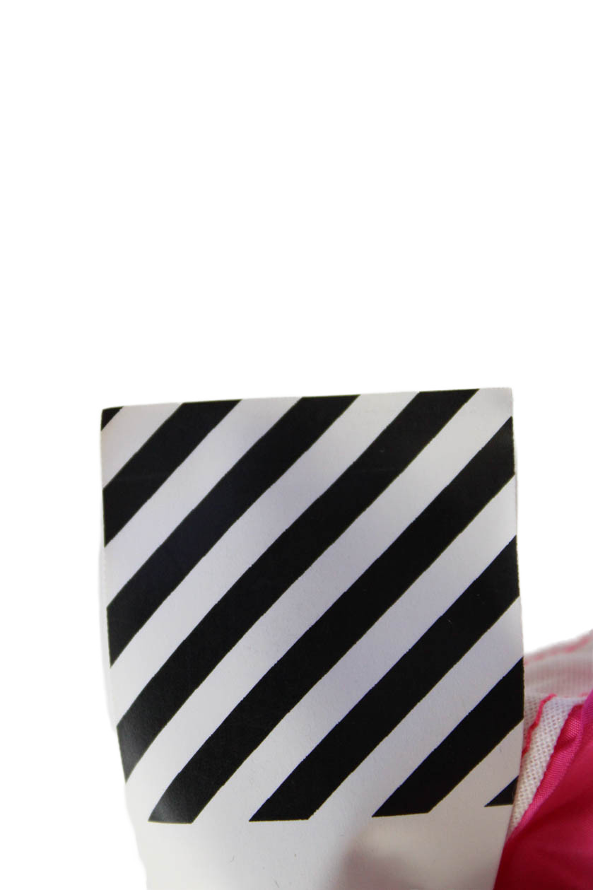 Off White Womens Solid Adjustable Baseball Cap Pi… - image 7