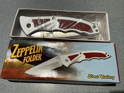 Zeppelin Folder Frost Cutlery 5'' Closed Folding Knife Knives Lock Pocket Hunting