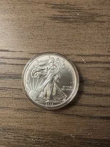2013 Silver American Eagle $1 - BU - Brilliant Uncirculated - In Capsule