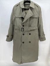 Defense Logistics Agency Valor Collection 38S All Weather Trench coat EUC