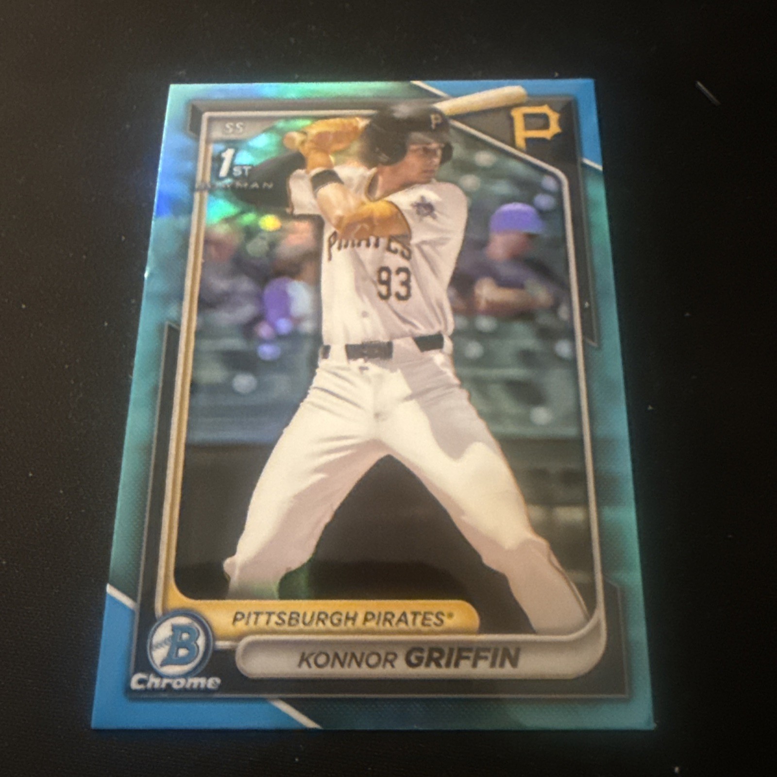 2024 Bowman Draft - Chrome Konnor Griffin #BDC-22 Sky Blue Refractor (RC)