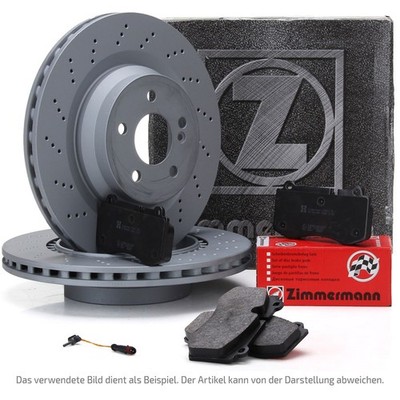ZIMMERMANN Bremsscheiben + Beläge Wako für PORSCHE 991 3.0 Carrera 370 PS hinten