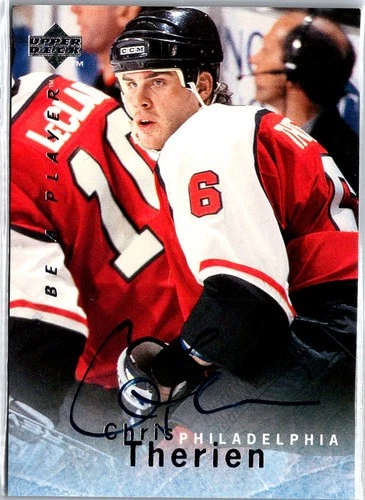 1996-97 Be A Player Autograph Chris Therien Auto #S21