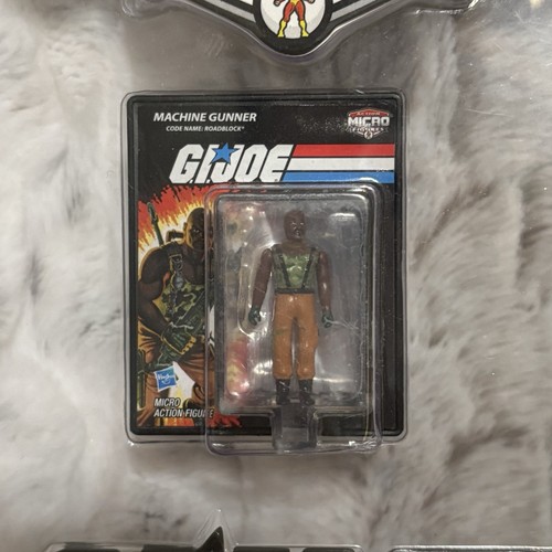 GI Joe Roadblock Micro Figure Hasbro World’s Smallest New in Box Collectible - Picture 2 of 5