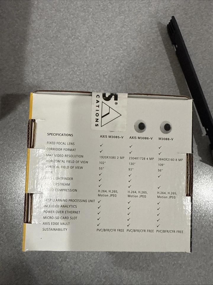 Axis M3085-V Fixed Dome Network Camera 2MP 1080p - Image 3 of 4