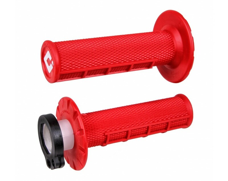 Poignées ODI Emig V2 Lock-On demi-gaufre noires pour guidon de moto cross 22mm