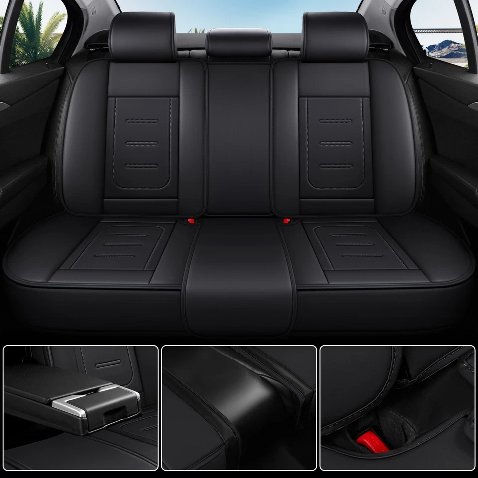 For Toyota Tacoma Car 5 Seat Covers Full Set Leather Nappa Front Rear Protector Foto 4 de 4