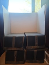 pudełko na buty schowek ciemnoszary zestaw 4